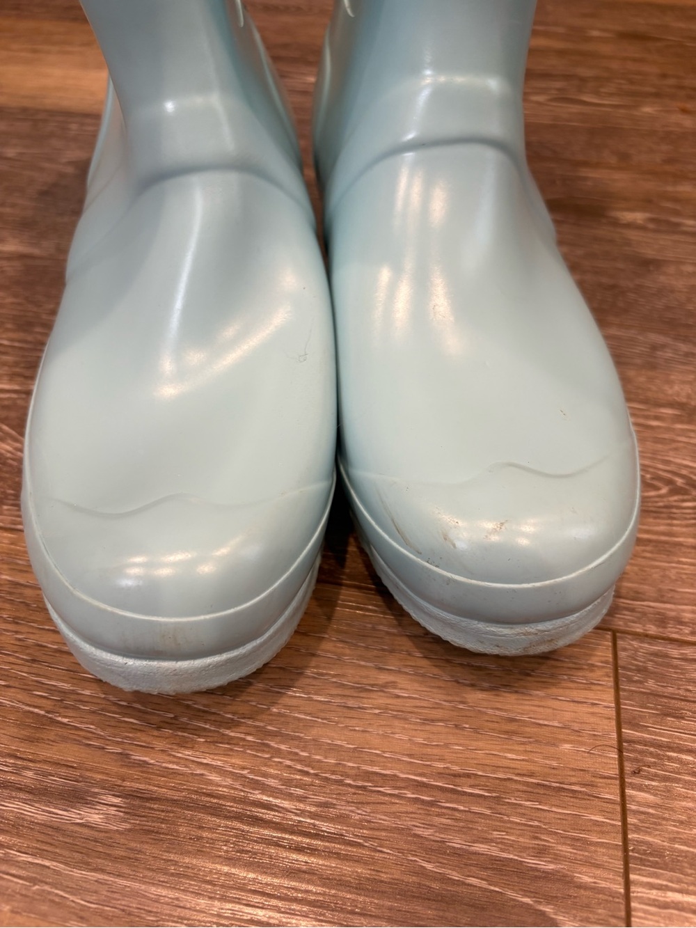 Hunter Tall Waterproof Rain Boots in Robins Egg Blue - Picture 4 of 14